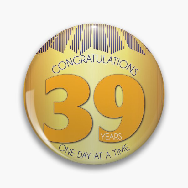 Item preview, 39 Year Golden Ray One Day At A Time Anniversary designed and sold by ApexDesigners.