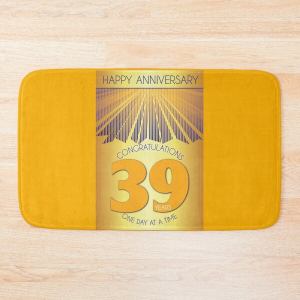 Item preview, 39 Year Golden Ray One Day At A Time Anniversary designed and sold by ApexDesigners.