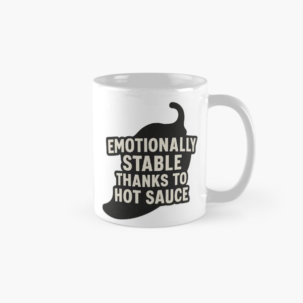 Artikelvorschau, Emotional stabil dank Hot Sauce Pepper Silhouette entworfen und verkauft von ThoughtsInTheOpen.