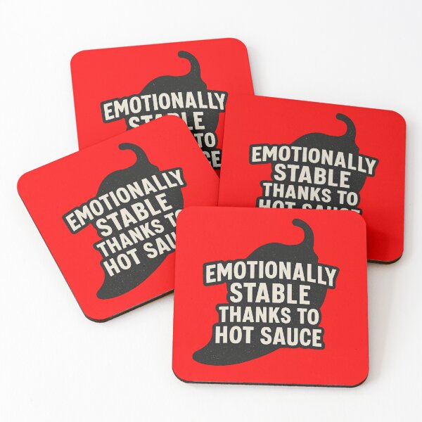 Artikelvorschau, Emotional stabil dank Hot Sauce Pepper Silhouette entworfen und verkauft von ThoughtsInTheOpen.