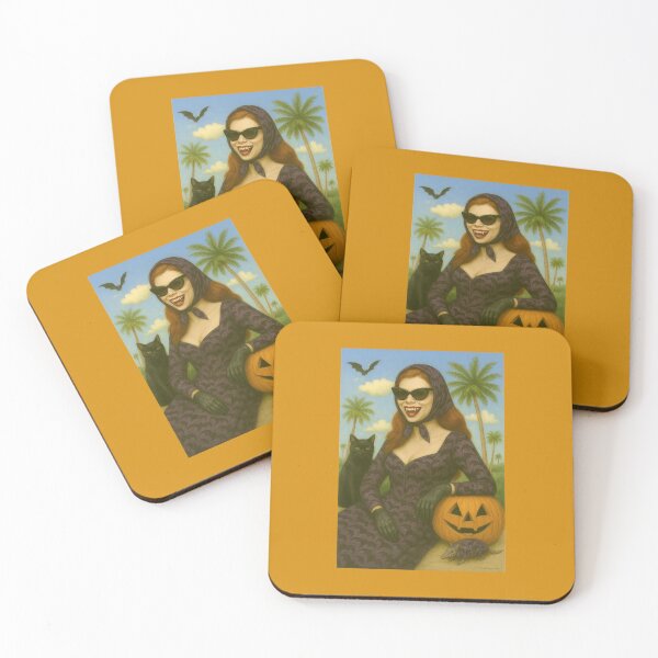 Item preview, Halloween Jetsetter - Vampiress on Vacation designed and sold by Beach-Raven Designs.