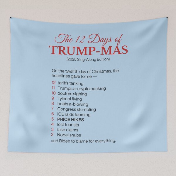 Artikelvorschau, Anti-Trump-Weihnachten entworfen und verkauft von HowToCanadian.