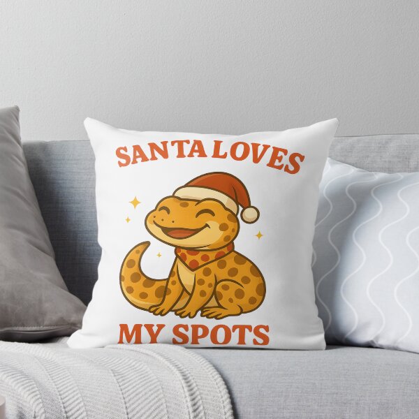 Item preview, Leopard Gecko Christmas – Santa Loves Spots! designed and sold by SVALANART.