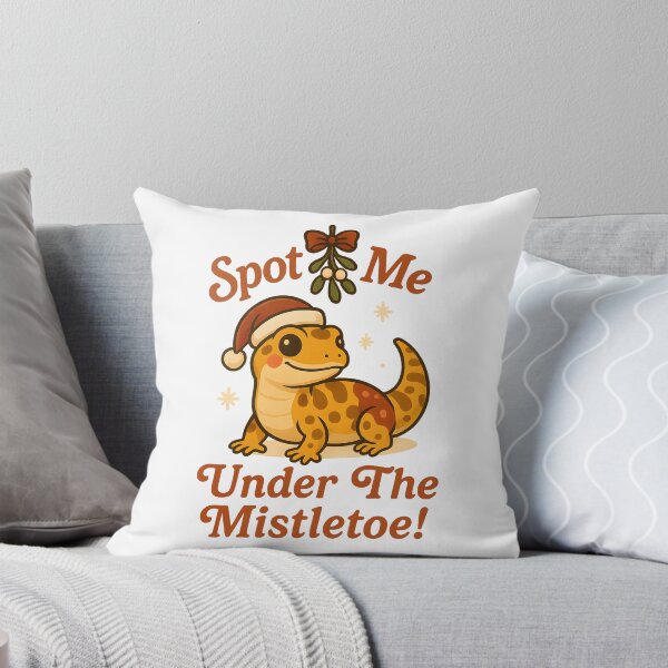 Item preview, Leopard Gecko Christmas – Spot Me Under the Mistletoe designed and sold by SVALANART.