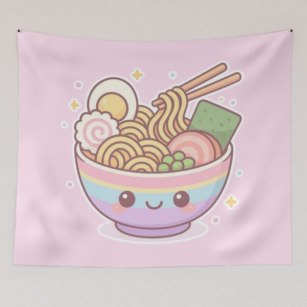 Item preview, Cute Kawaii Ramen Bowl – Adorable Anime Manga Noodle Lover Design designed and sold by Sugar Wisdom .