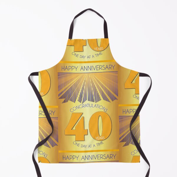 Item preview, 40 Year Golden Ray One Day At A Time Anniversary designed and sold by ApexDesigners.