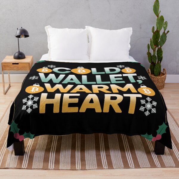 Item preview, Cold Wallet, Warm Heart, bitcoin crypto christmas designed and sold by NoetherSym.