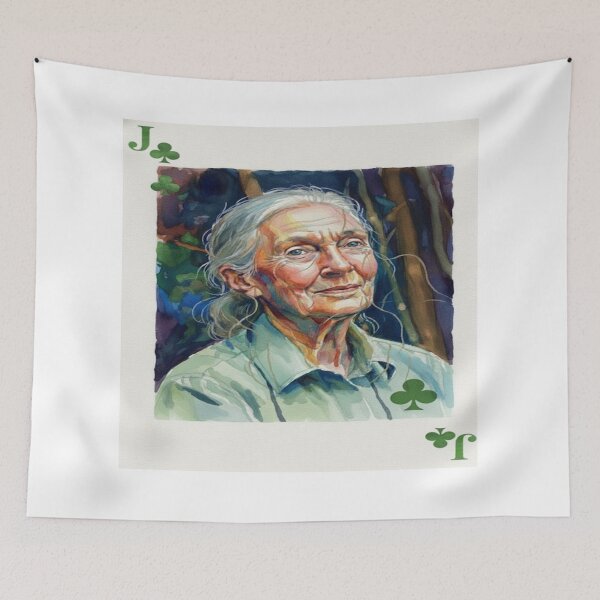 Item preview, Jane Goodall designed and sold by Ateliê dos Naipes .