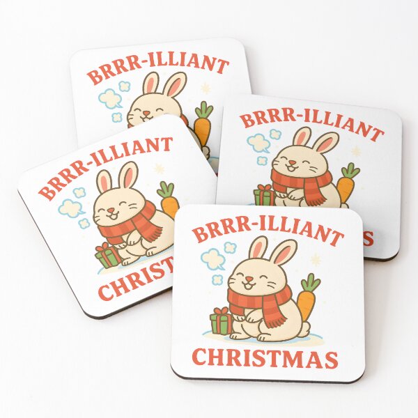 Item preview, Christmas Bunny – A Brrr-illiant Holiday Design designed and sold by SVALANART.
