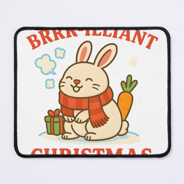 Item preview, Christmas Bunny – A Brrr-illiant Holiday Design designed and sold by SVALANART.