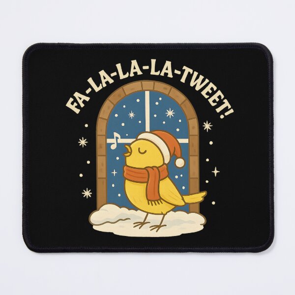Item preview, Christmas Bird – Fa-La-La-La-Tweet! Singing Bird Design designed and sold by SVALANART.