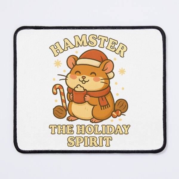Item preview, Christmas Hamster – The Holiday Spirit designed and sold by SVALANART.