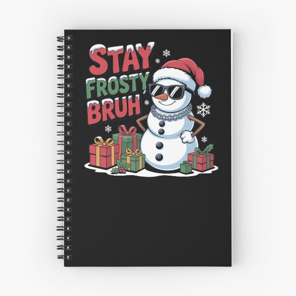 Item preview, Stay Frosty Bruh, funny Gen Z and gen Alpha Christmas designed and sold by NoetherSym.