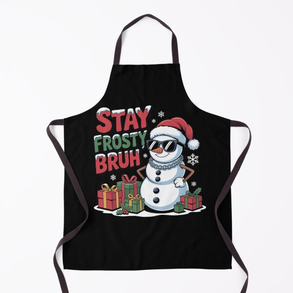 Item preview, Stay Frosty Bruh, funny Gen Z and gen Alpha Christmas designed and sold by NoetherSym.