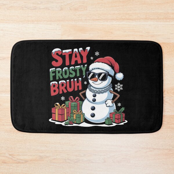 Item preview, Stay Frosty Bruh, funny Gen Z and gen Alpha Christmas designed and sold by NoetherSym.