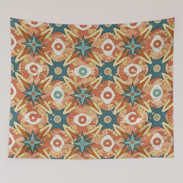 Item preview,  illustration, conceptual art, painting, 1960s pattern, vintage, 3D rendering designed and sold by gulka8.