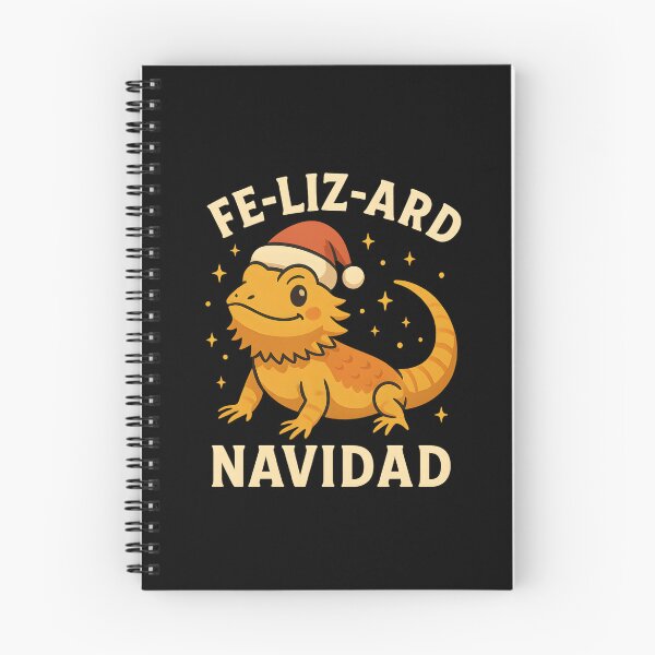 Item preview, Fe-Liz-Ard Navidad – Funny Bearded Dragon Christmas Pun Design designed and sold by SVALANART.