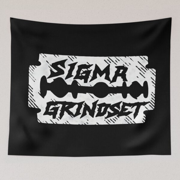 Item preview, Sigma Grindset Razor - Bold Motivation designed and sold by SidTastic .
