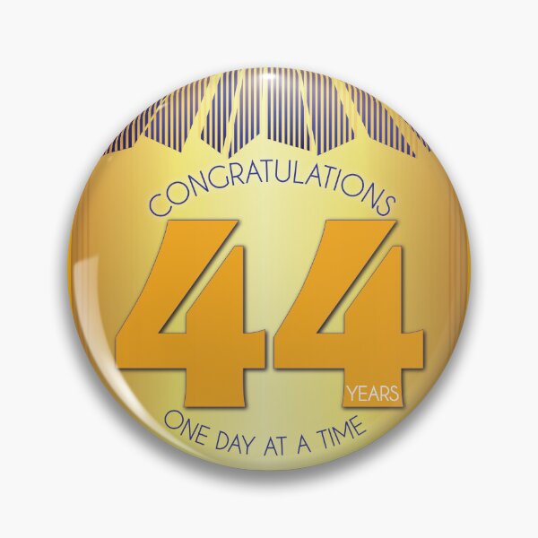 Item preview, 44 Year Golden Ray One Day At A Time Anniversary designed and sold by ApexDesigners.