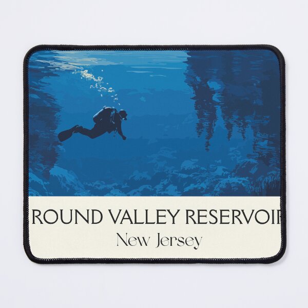 Item preview, Round Valley Reservoir NJ | Deep Water Scuba Diving Art designed and sold by TuncGK.