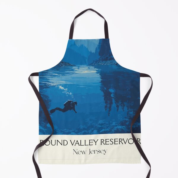 Item preview, Round Valley Reservoir NJ | Deep Water Scuba Diving Art designed and sold by TuncGK.