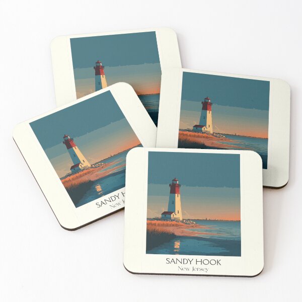 Item preview, Sandy Hook New Jersey Lighthouse | National Park Art Print designed and sold by TuncGK.