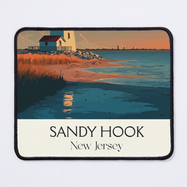 Item preview, Sandy Hook New Jersey Lighthouse | National Park Art Print designed and sold by TuncGK.