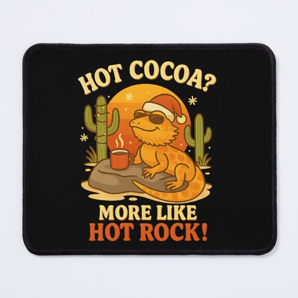 Item preview, Hot Cocoa? More Like Hot Rock! – Funny Bearded Dragon Christmas Design designed and sold by SVALANART.