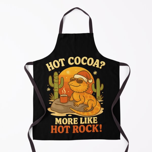 Item preview, Hot Cocoa? More Like Hot Rock! – Funny Bearded Dragon Christmas Design designed and sold by SVALANART.