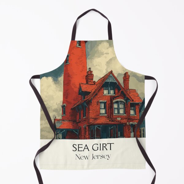 Item preview, Sea Girt New Jersey Lighthouse | Victorian Seaside Art designed and sold by TuncGK.