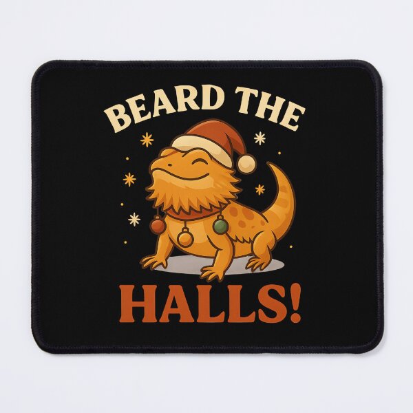Item preview, Beard The Halls – Cute Bearded Dragon Christmas Pun Design designed and sold by SVALANART.