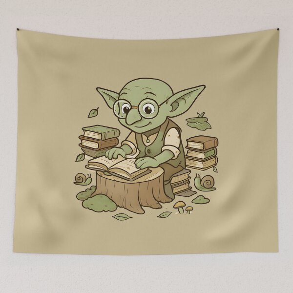 Item preview, Goblin Librarian Forest Book designed and sold by SignumShop.