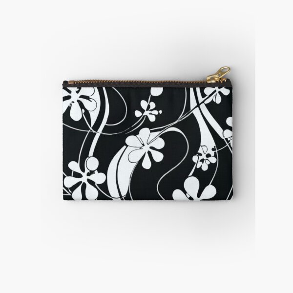 Item preview, shape of clover, four-leaf clover and three-leaf clover. Black and white, conceptual art, illustration, 3D rendering, film, poster designed and sold by gulka8.