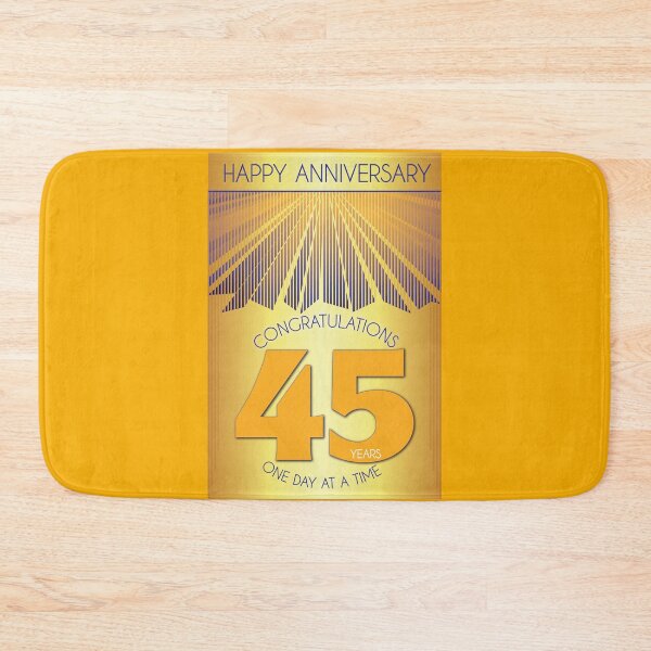 Item preview, 45 Year Golden Ray One Day At A Time Anniversary designed and sold by ApexDesigners.