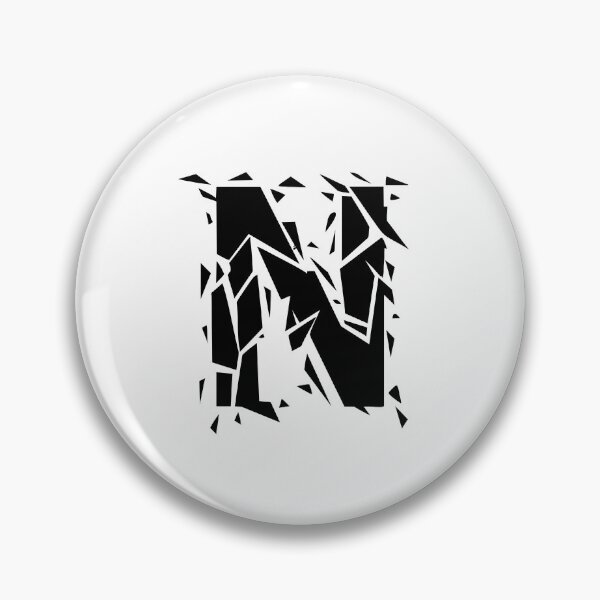 Item preview, Cracked Stone Letter N - Distressed Grunge Style designed and sold by uncoXab.