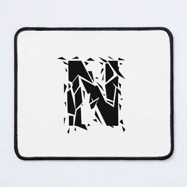 Item preview, Cracked Stone Letter N - Distressed Grunge Style designed and sold by uncoXab.