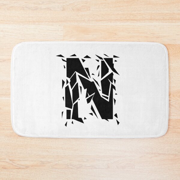 Item preview, Cracked Stone Letter N - Distressed Grunge Style designed and sold by uncoXab.