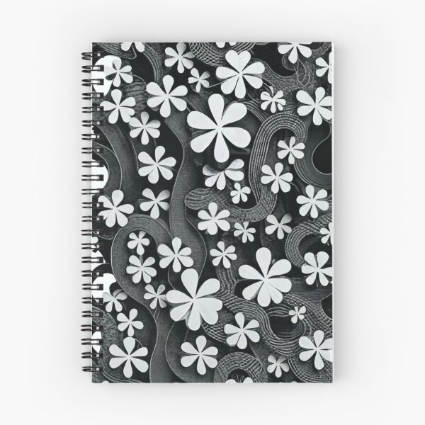 Item preview, shape of clover, four-leaf clover and three-leaf clover. Black and white, conceptual art, illustration, 3D rendering, film, poster designed and sold by gulka8.