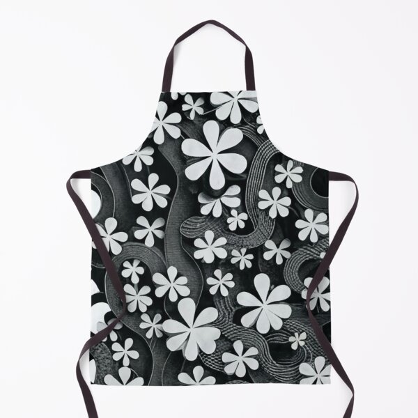 Item preview, shape of clover, four-leaf clover and three-leaf clover. Black and white, conceptual art, illustration, 3D rendering, film, poster designed and sold by gulka8.