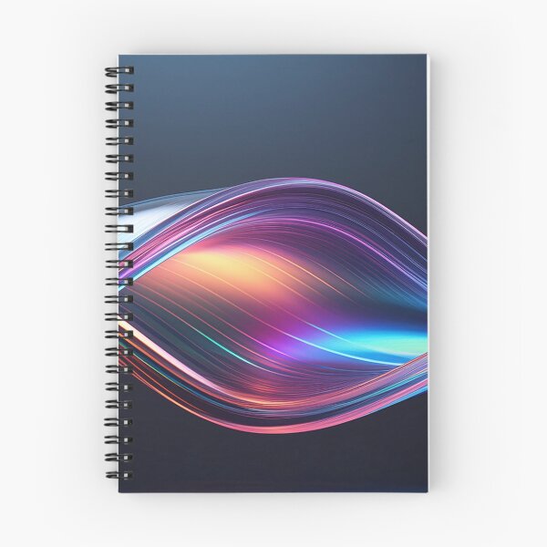 Item preview, An energetic, multicolored ribbon flows dynamically in this abstract artwork. The vibrant hues blend seamlessly, creating a captivating visual experience designed and sold by homydesign.