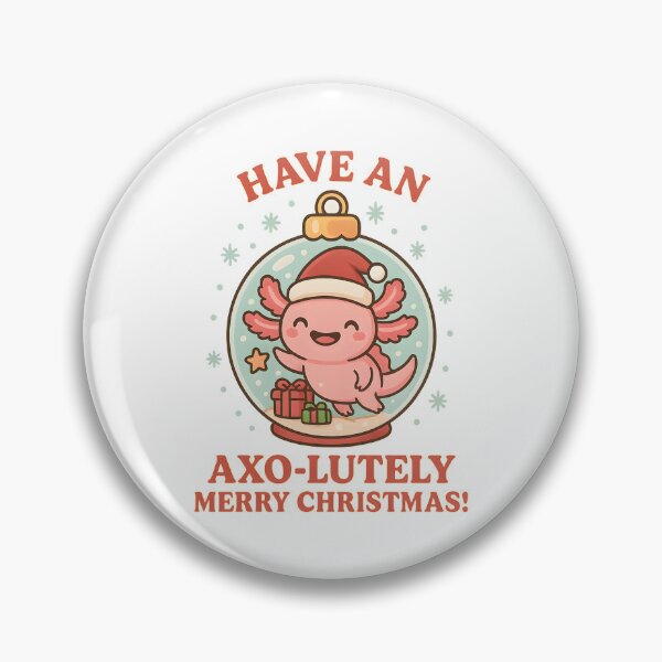 Item preview, Have an Axo-lutely Merry Christmas – Cute Holiday Axolotl Design designed and sold by SVALANART.