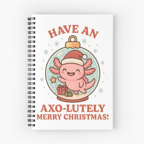 Item preview, Have an Axo-lutely Merry Christmas – Cute Holiday Axolotl Design designed and sold by SVALANART.