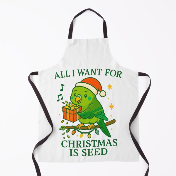 Item preview, Funny Budgie Christmas Shirt – All I Want for Christmas is Seed designed and sold by SVALANART.