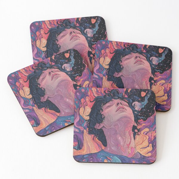 Item preview, Ultimate Cosmic Chaos Psychedelic Portrait | Abstract Mind Expansion Visionary Trip Art designed and sold by MetroEnvision.