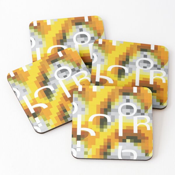 Item preview, Pixelated white background with simple yellow vertical thin stripes that distort designed and sold by gulka8.