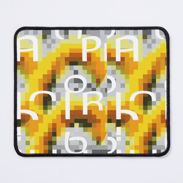 Item preview, Pixelated white background with simple yellow vertical thin stripes that distort designed and sold by gulka8.