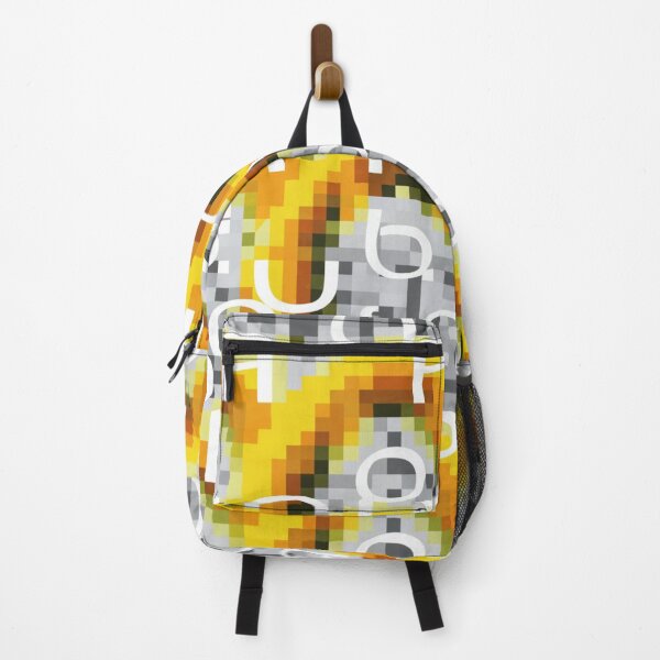Item preview, Pixelated white background with simple yellow vertical thin stripes that distort designed and sold by gulka8.