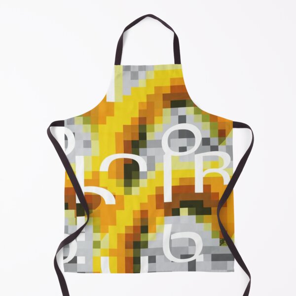 Item preview, Pixelated white background with simple yellow vertical thin stripes that distort designed and sold by gulka8.