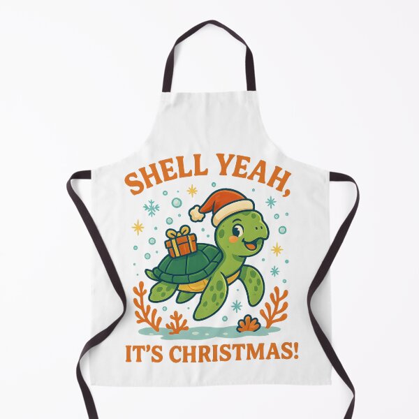 Item preview, Shell Yeah, It’s Christmas! – Funny Sea Turtle Christmas Design designed and sold by SVALANART.