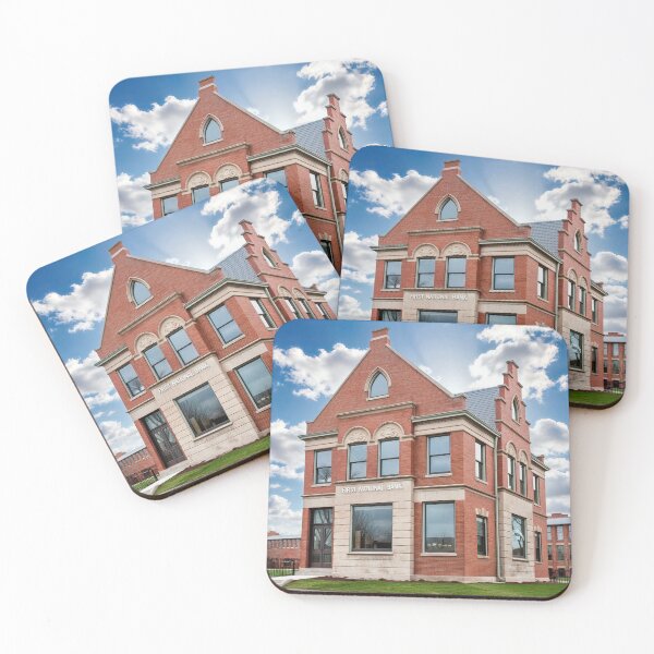 Item preview, Historic Red Brick First National Bank Building designed and sold by plugsnpixels.